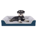 Orthopedic Dog Sofa Bed with Non-Slip Base and Removable Washable Cover, Supportive Egg Crate Foam for Dogs of All Sizes (S to XL)